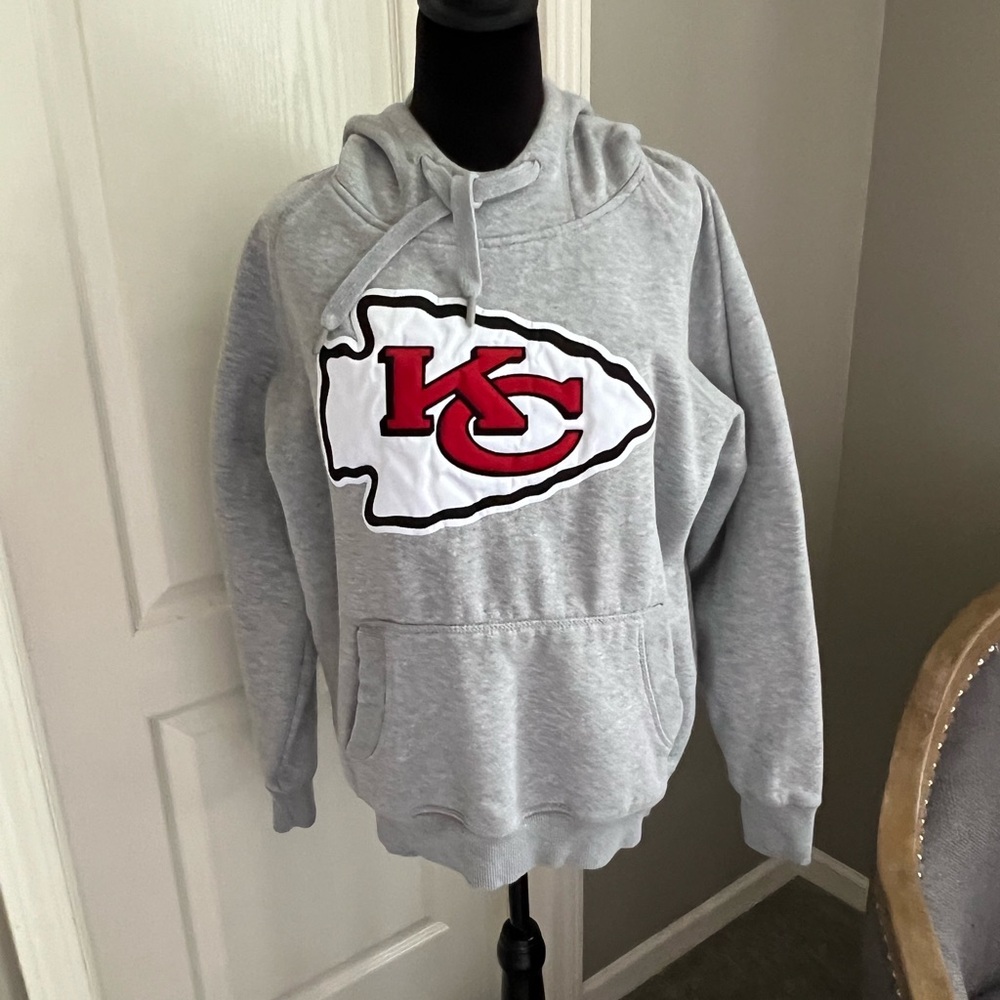Gray KC Logo Women's Hoodie